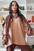 Beyond Terry Oversized Cowl Knit Tuscan Marl